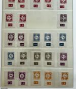 P) B&M Dienst, Mi 1-12 ** Eckränder UL/UR mit Pl. Nr., Spezialsammlung