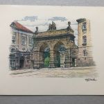 P) B&M Erinnerungsblatt URQUELL Brauerei Pilsen 1842-1942, selten