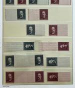 P) B&M Mi 138-139 ** LW / LS und ZW / ZS Kombinationen, Spezialsammlung