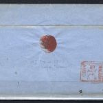 P) Lombardei-Venetien Mi 11 II EF Udine n. Mailand, Taxe Stemp.