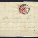 P) Lombardei-Venetien Mi 3y breitrandig, von Sermide n. Mantova