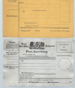 Helgoland 4 versch. Postformulare ungebrauct, je gep. Schulz BPP