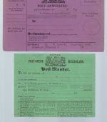 Helgoland 4 versch. Postformulare ungebrauct, je gep. Schulz BPP