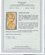 Turn und Taxis Mi 19 (2) senk. Paat ∆ mit FA Sem BPP, ME 2.000€