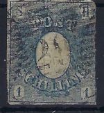 Schleswig Holstein Mi 1a°, FA Møller BPP, ME 6.500€, SELTENE MARKE !!