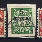 Danzig Mi 237-239 °, jede Marke sig. Richter, ME 130€