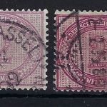 DR Mi 37 c bis f gestempelt, ME 155€, alle BPP geprüft