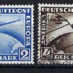 DR Süamerikafahrt Mi 438-439 Y °, gepr. Schlegel BPP, ME 900€