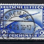 DR Mi Zeppelinmarken Mi 423-424 °, 455 ° gepr. Peschl / Schlegel BPP, ME 165€