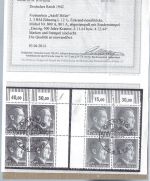 DR Mi 799B - 802B ° (799+800 doppelt), mit FA Kopie , ME 4.200€