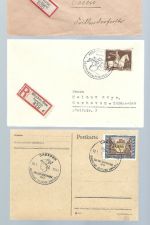 DR 1938-1943, 15 Belege/Karten/Einschreiben, Konvolut