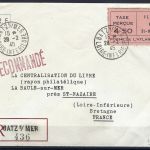 C) D. Bes. Frankreich, Mi 3 R-Brief Batz/Mer n. La Baule sur Mer