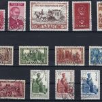 C) Saarland Mi 289-303 °, jede Marke BPP geprüft, ME 1090€