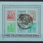 C) Lokalausgaben 1945-50 Wittenberg Block II mit SoSt, ME 120€