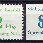 C) Lokalausgaben 1945-50 Spremberg Mi 23/24 A+B **, ME 340€