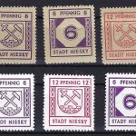 C) Lokalausgaben 1945-50 Niesky Mi 5-7x und 16/18 * mit Falz, ME 340€
