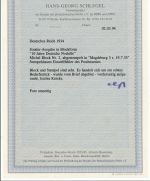 DR Nothilfe 1933, Block 2° Bedarfsstempel, ME 10.000€, FA Schlegel BPP