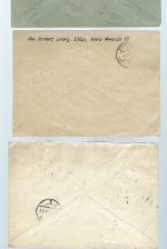 C) Lokalausgaben, 3 Briefe MiF / R-Briefe, dabei Plauen Mi 1-7 FDC