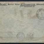 C) SBZ, LuPo vom Letztag 28.2.1950 Berlin n. Sau Paulo Brasilien