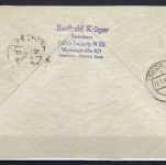 C) SBZ Bezirk 27, Mi 168 V (4), 176 V, R- Brief Letzttag, gp. Modry BPP