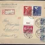 C) SBZ / Gemeinschaftsausg. Mi 170 I (3). 961, 962, gep. Böheim BPP
