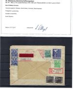 C) Kontrollrat II/Bizone, Mi 962a,36I, 48 II (je 2x) Befund Schlegel BPP
