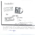 C) Kontrollrat II, Vor-FDC mit Mi 962, mit Befund Schlegel BPP