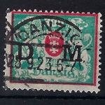 Danzig Mi 35 Y °, ME 500€, gepr. Soecknik BPP / Ifla Berlin