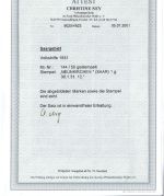 Saargebiet Mi 144-150 °, Luxus Satz, ME 650€, FA Ney BPP