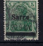 Saargebiet Mi 4 a II °, ME 80€, gepr. Braun BPP