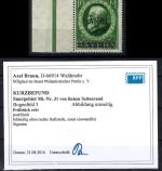Saargebiet Mi 31 ** Randstück, ME 400€, KB Braun BPP
