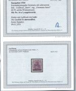 Saargebiet Mi 14 a I * einwandfrei, ME 360€, Befund Braun BPP