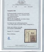 Saargebiet Mi 3 II A ** Eckrand OL einwandfrei, ME 650€, FA Braun BPP