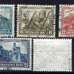 DR Mi 474-478 °, ME 110€, 478 gepr. Schlegel BPP