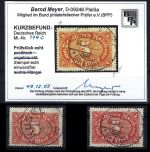 DR Mi 174 b ° gepr. infla Berlin, 174 c KB Mexer BPP, ME 292€