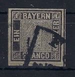 Bayern Mi 1Ia ° ME 3.500€, voll-breitrandig, Attest Sem BPP