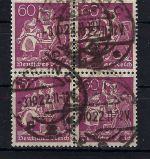 DR Mi 184 ° 4er-Block ungefaltet, ME 104€, gepr. Infla Berlin