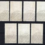 Saargebiet Mi 151-157 einheitlich gest., Luxus, ME 800€, gep. Ney BPP
