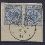 C) Marshall Inseln Vorläufer V 48a Paar ∆, ME 400€, FA Jäschke-L. BPP