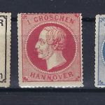 C) Hannover Mi 21-25 y */(*)