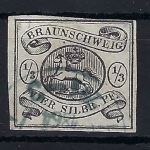 C) Braunschweig Mi 5° OL knapp sonst vollrandig ME 450€, gp. Lange BPP