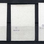 Meckl. Vorpommern Mi 26-28 Druck auf der Gummiseite, ND, signiert