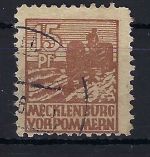 Meckl. Vorpommern, Mi 37 yd °, ME 300€, gepr. Zierer BPP