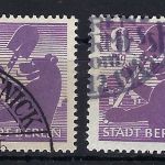 SBZ / B&B Mi 2 A wb zt °, 2 A wb x °, ME 340€, geprüft BPP