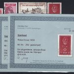 Saarland Mi 289-296 °, ME 390€, gepr. / Befunde Ney VP