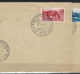 Saarland Mi 265-266 FDC, ME 200€, gepr. Ney VP