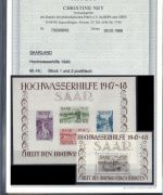 Saarland Block 1-2 ** , ME 1.700€, mit FA Ney BPP