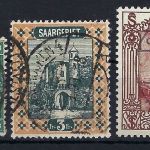 Saargebiet Mi 93, 96, 97 je ° und gepr. Ney VP, ME 93€