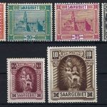 Saargebiet Mi 98-103 *, ME 72€, je gepr. Ney VP
