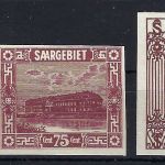 Saargebiet Mi 97 U (*); 98 U **, 101 U **, je gepr. Ney VP